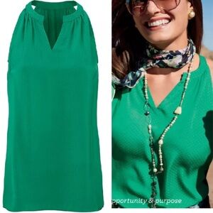 CAbi Lush Blouse Small